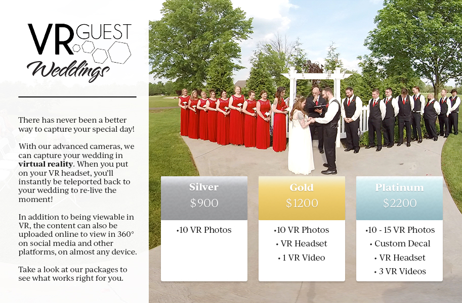 VR Guest Wedding Packages